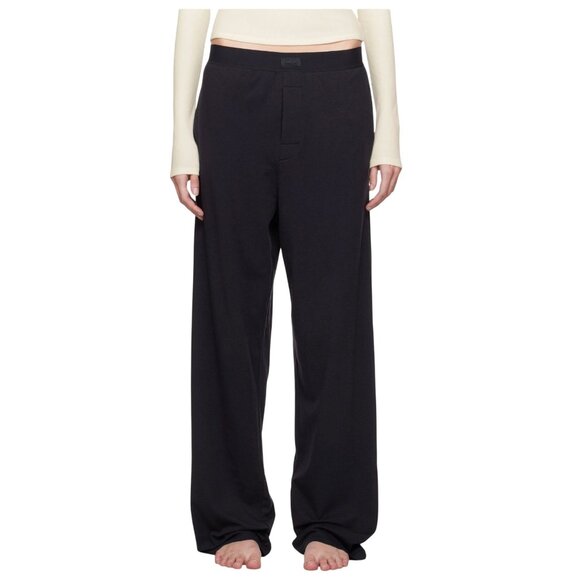 Skims Boyfriend Loose Pant Onyx Black Size S NWT MSRP $52 - Picture 1 of 8